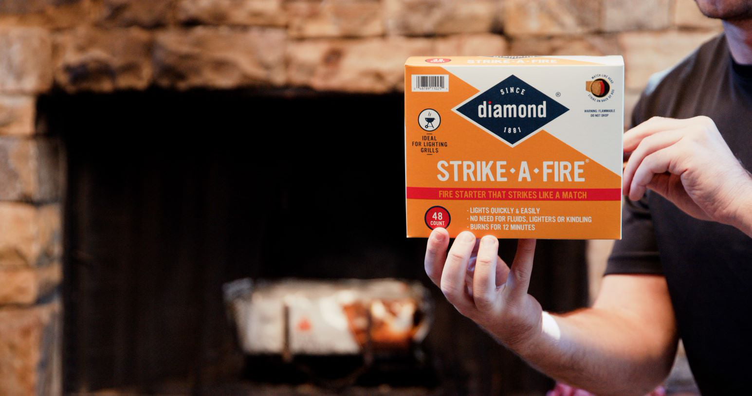 Diamond Strike-A-Fire Fire Starters, 48 Ct, Strikes like a Match - Diamond - Nimbus Distributors - wholesale and distributors in United States Diamond Strike-A-Fire Fire Starters, 48 Ct, Strikes like a Match - Diamond - Nimbus Distributors - wholesale and distributors in United States